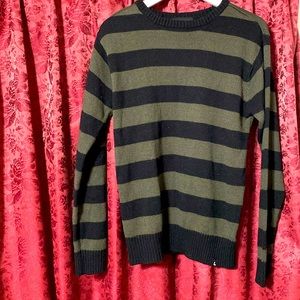 Rude HotTopic Charcoal/Black Sweater SZ SM